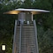 Flash Furniture Sol Patio Outdoor Heating-Slate Gray Stainless Steel Pyramid 42,000 BTU Propane Heater w/Wheels NAN-FSDC-01-GY-GG - alternate 6